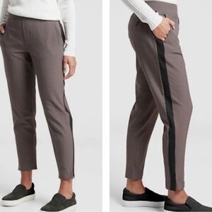 ATHLETA | Brooklyn Ankle Pants Plaid Slim Fit Pull On Women’s Size 6